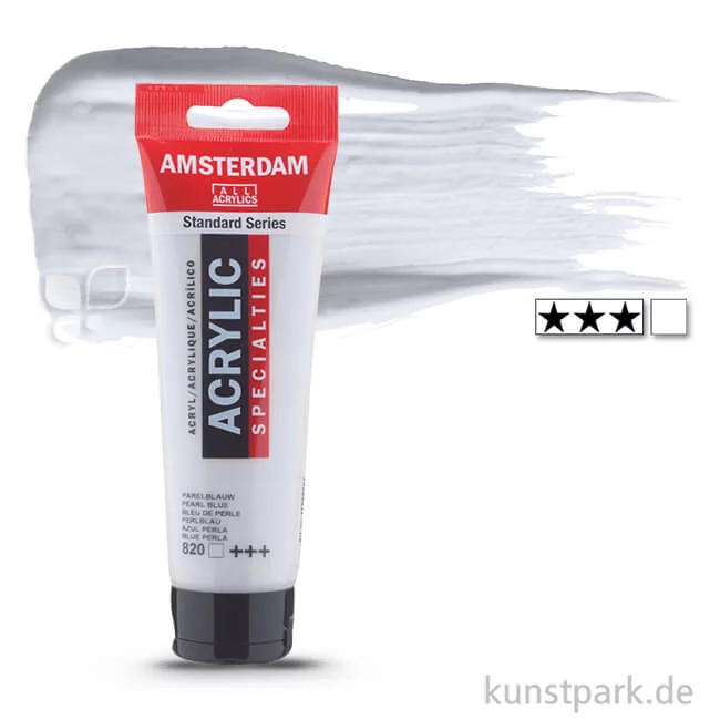 Artikelbild 1 des Artikels “Talens AMSTERDAM Acrylfarben 120 ml Tube | 820 Perlblau“