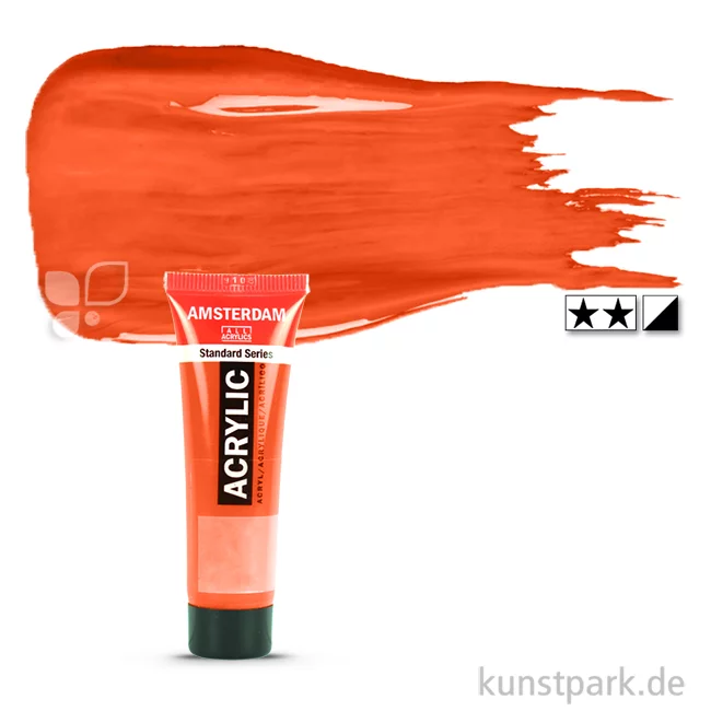 Artikelbild 1 des Artikels “Talens AMSTERDAM Acrylfarben 20 ml Tube | 311 Zinnober“