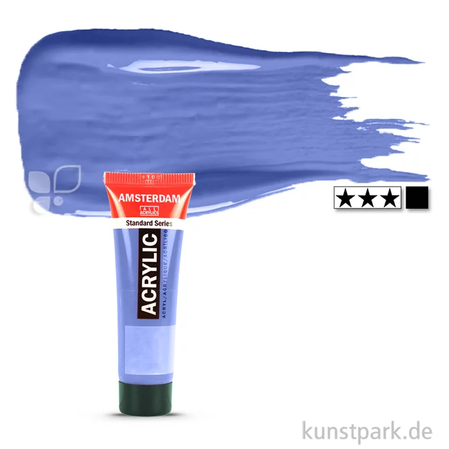 Artikelbild 1 des Artikels “Talens AMSTERDAM Acrylfarben 20 ml Tube | 519 Ultramarinviolett hell“