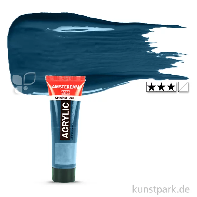 Artikelbild 1 des Artikels “Talens AMSTERDAM Acrylfarben 20 ml Tube | 566 Preussischblau“