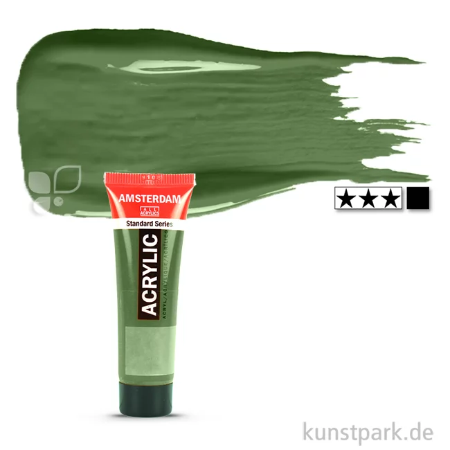 Artikelbild 1 des Artikels “Talens AMSTERDAM Acrylfarben 20 ml Tube | 622 Olivgrün dunkel“