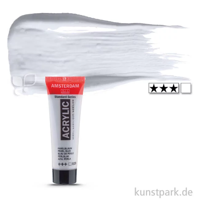 Artikelbild 1 des Artikels “Talens AMSTERDAM Acrylfarben 20 ml Tube | 820 Perlblau“