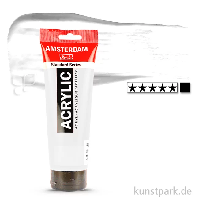 Artikelbild 1 des Artikels “Talens AMSTERDAM Acrylfarben 250 ml Tube | 105 Titanweiß“