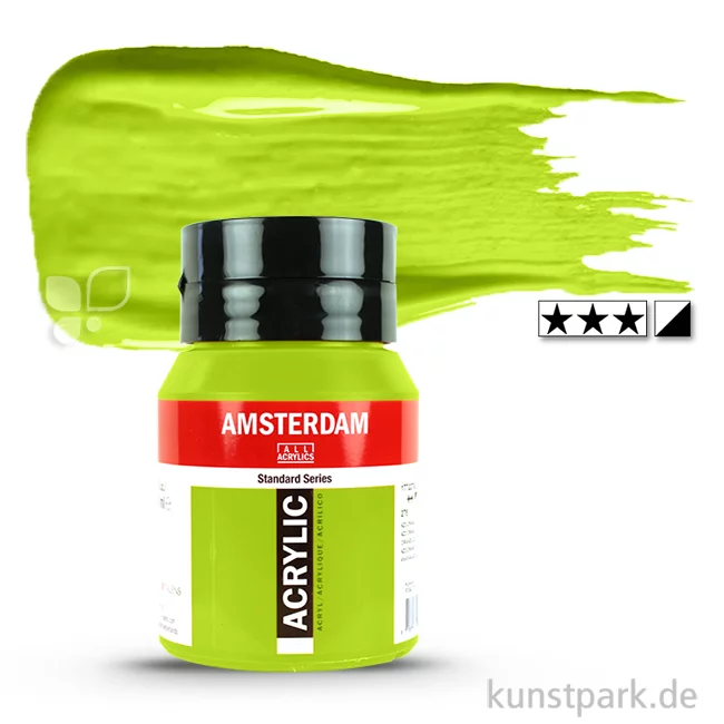 Artikelbild 1 des Artikels “Talens AMSTERDAM Acrylfarben 500 ml Flasche | 243 Grüngelb“