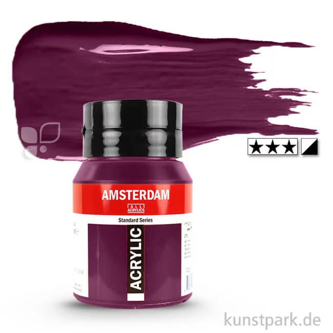 Artikelbild 1 des Artikels “Talens AMSTERDAM Acrylfarben 500 ml Flasche | 344 Caput Mortuum Violett“