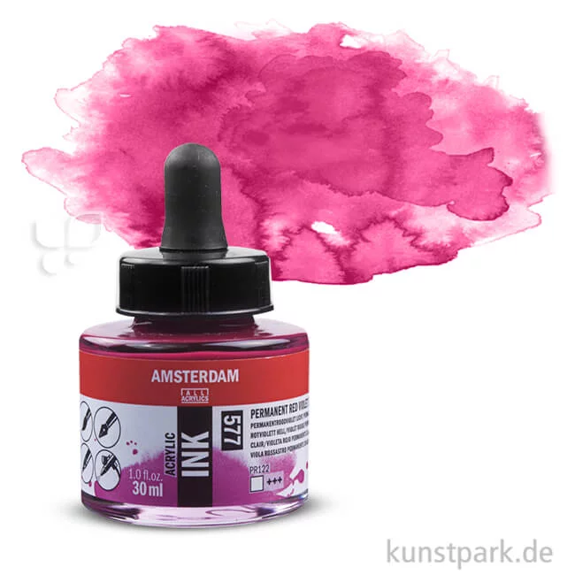 Artikelbild 1 des Artikels “Talens AMSTERDAM Acrylic Ink 30 ml Einzelfarbe | 577 Permanentrotviolett hell“
