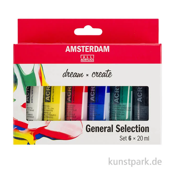 Artikelbild 1 des Artikels “Talens AMSTERDAM Acrylfarben Introset I mit 6 x 20 ml “