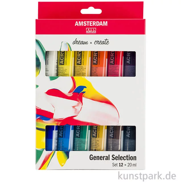 Artikelbild 1 des Artikels “Talens AMSTERDAM Acrylfarben Introset II mit 12 x 20 ml “