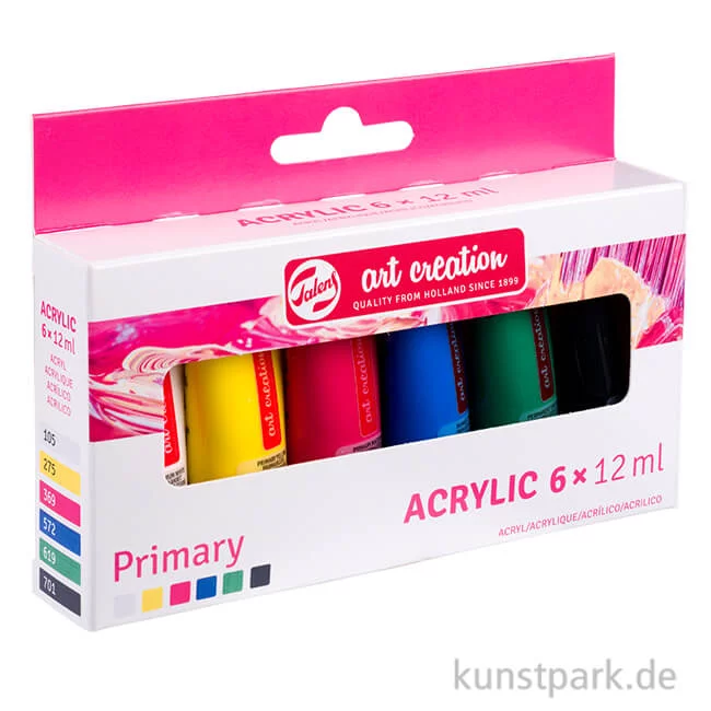Artikelbild 1 des Artikels “Talens Art Creation Acrylfarben Set, 6 x 12 ml Tuben - Primary “