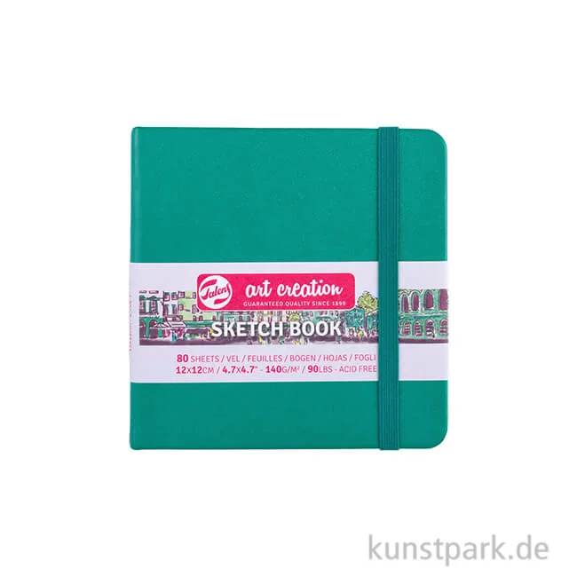 Artikelbild 1 des Artikels “Talens Art Creation - Skizzenbuch Forest Green, 80 Blatt, 140g 12 x 12 cm“