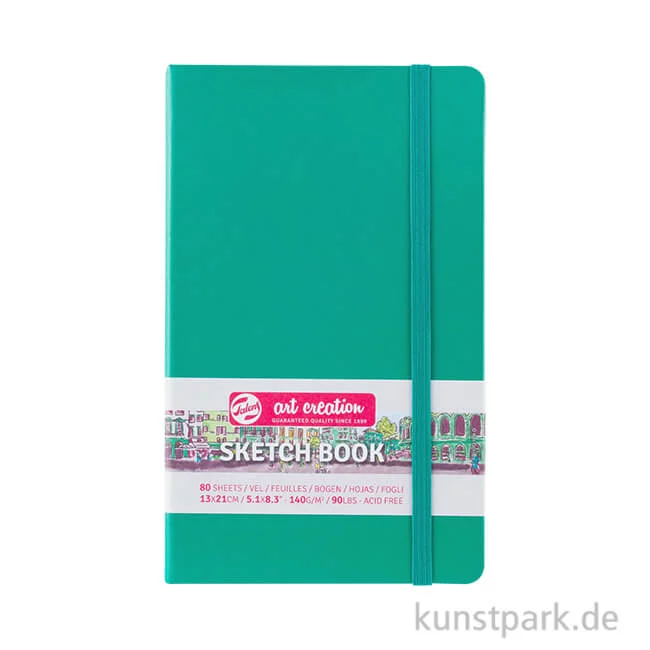 Artikelbild 1 des Artikels “Talens Art Creation - Skizzenbuch Forest Green, 80 Blatt, 140g 13 x 21 cm“