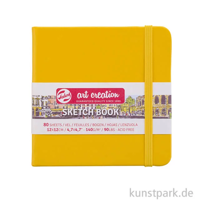 Artikelbild 1 des Artikels “Talens Art Creation - Skizzenbuch Golden Yellow, 80 Blatt, 140g 12 x 12 cm“