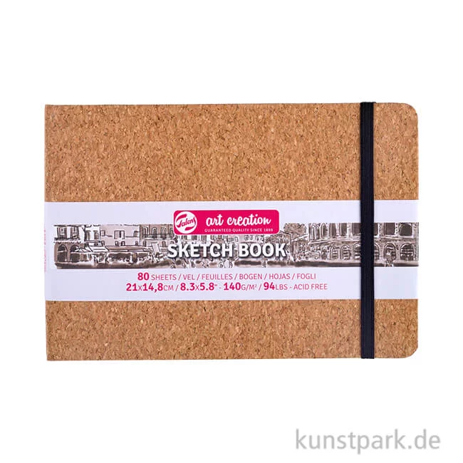 Artikelbild 1 des Artikels “Talens Art Creation - Skizzenbuch Kork, 80 Blatt, 140g 21 x 14,8 cm (A5)“