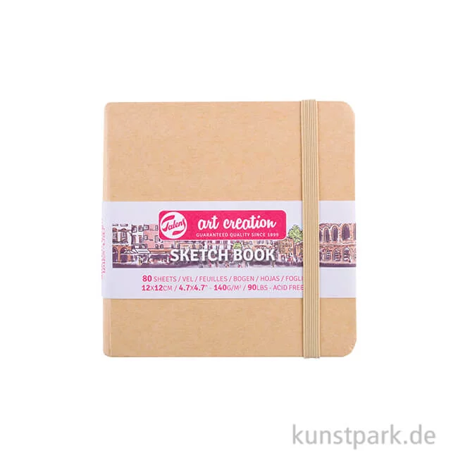 Artikelbild 1 des Artikels “Talens Art Creation - Skizzenbuch Kraft, 80 Blatt, 140g 12 x 12 cm“