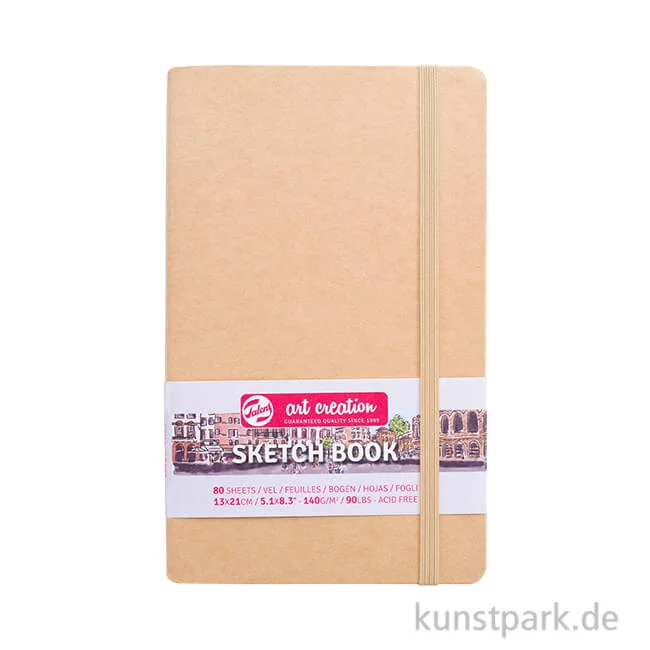 Artikelbild 1 des Artikels “Talens Art Creation - Skizzenbuch Kraft, 80 Blatt, 140g 13 x 21 cm“