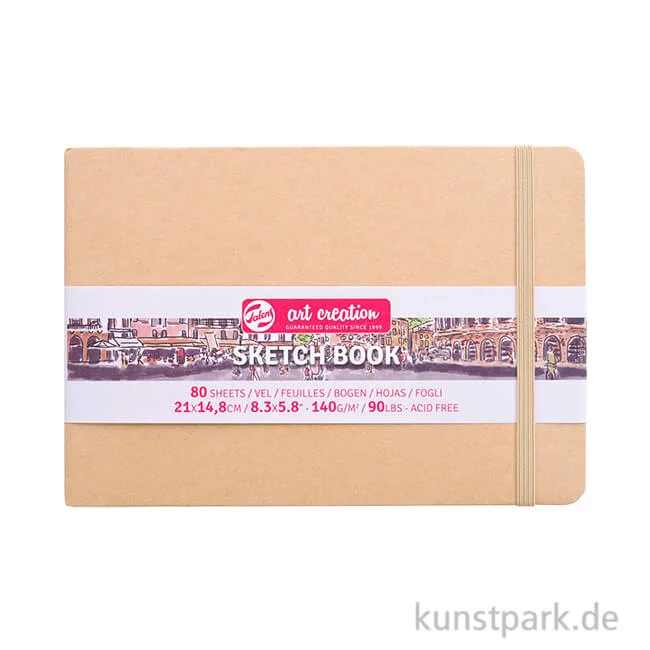 Artikelbild 1 des Artikels “Talens Art Creation - Skizzenbuch Kraft, 80 Blatt, 140g 21 x 15 cm“