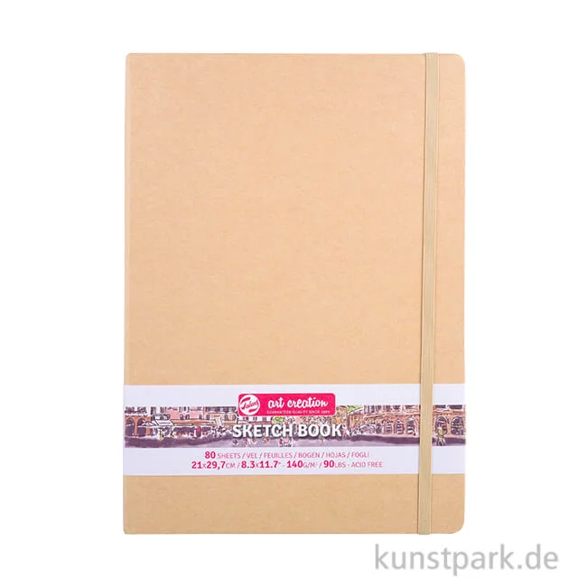 Artikelbild 1 des Artikels “Talens Art Creation - Skizzenbuch Kraft, 80 Blatt, 140g 21 x 30 cm (A4)“