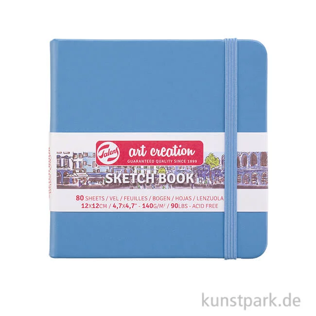 Artikelbild 1 des Artikels “Talens Art Creation - Skizzenbuch Lake Blue, 80 Blatt, 140g 12 x 12 cm“