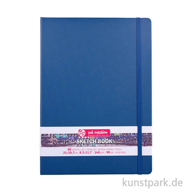 Artikelbild 1 des Artikels “Talens Art Creation - Skizzenbuch Navy Blue, 80 Blatt, 140g 21 x 30 cm (A4)“