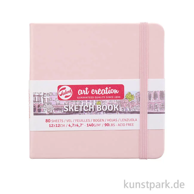 Artikelbild 1 des Artikels “Talens Art Creation - Skizzenbuch Pastel Pink, 80 Blatt, 140g 12 x 12 cm“