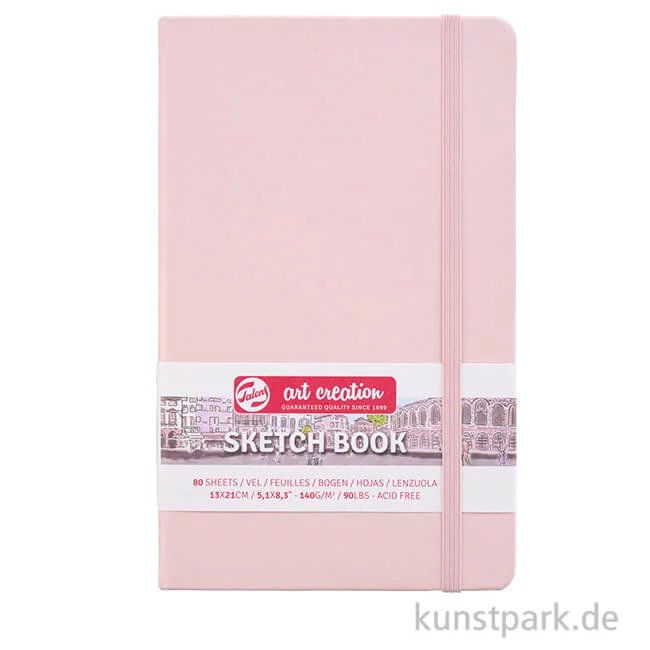 Artikelbild 1 des Artikels “Talens Art Creation - Skizzenbuch Pastel Pink, 80 Blatt, 140g 13 x 21 cm“