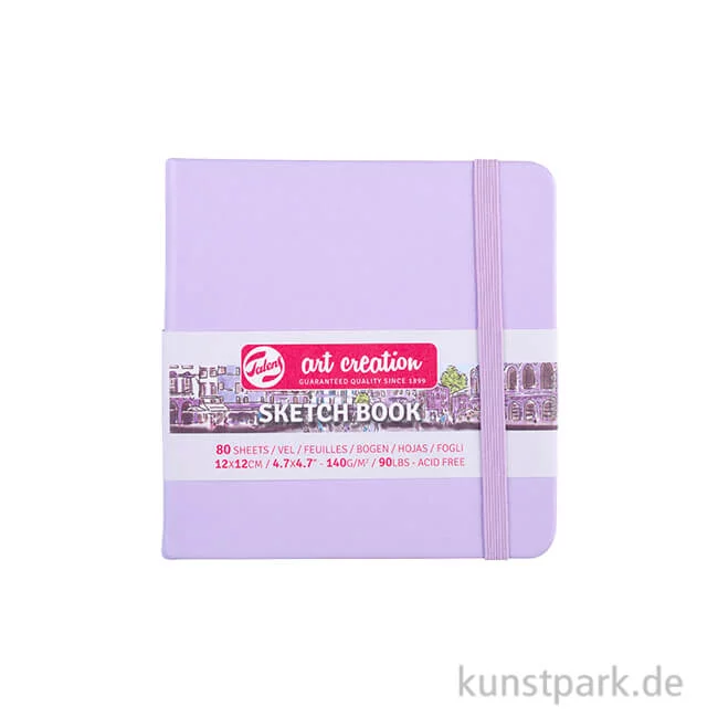 Artikelbild 1 des Artikels “Talens Art Creation - Skizzenbuch Pastel Violet, 80 Blatt, 140g 12 x 12 cm“