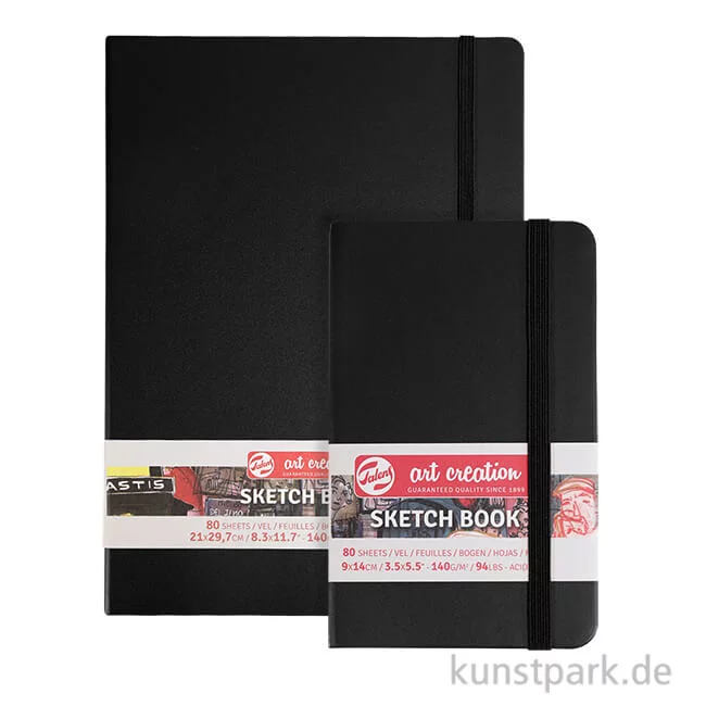 Artikelbild 1 des Artikels “Talens Art Creation - Skizzenbuch Schwarz, 80 Blatt, 140g “