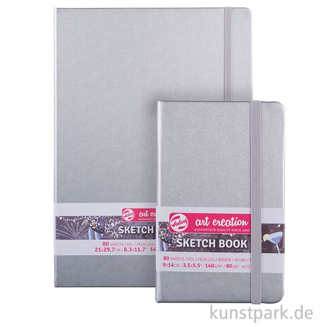 Artikelbild 1 des Artikels “Talens Art Creation - Skizzenbuch Shiny Silver, 80 Blatt, 140g “
