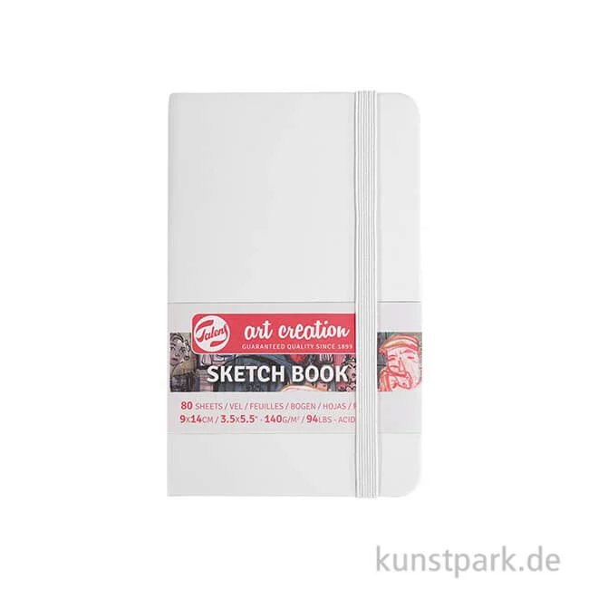 Artikelbild 1 des Artikels “Talens Art Creation - Skizzenbuch Weiß, 80 Blatt, 140g 9 x 14 cm“