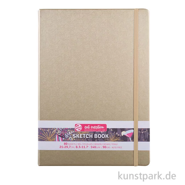 Artikelbild 1 des Artikels “Talens Art Creation - Skizzenbuch White Gold, 80 Blatt, 140g 21 x 30 cm (A4)“