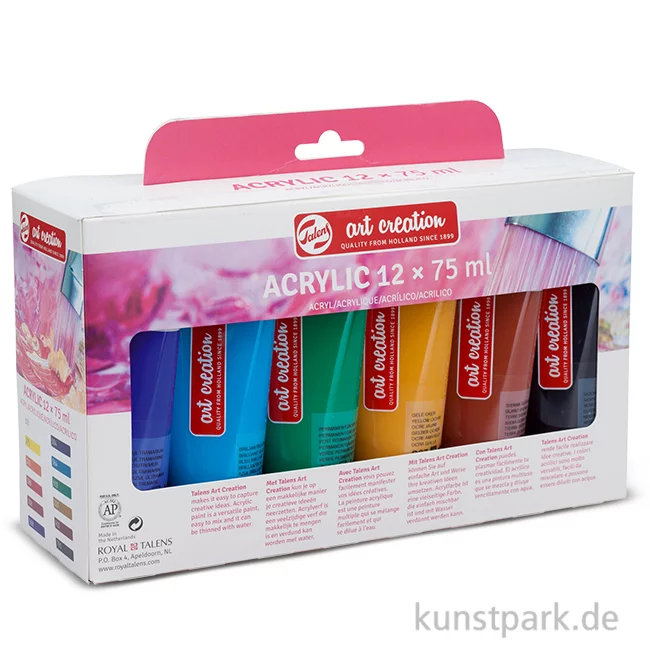 Artikelbild 1 des Artikels “Talens Art Creation Acrylfarben Set mit 12 Tuben 75 ml “