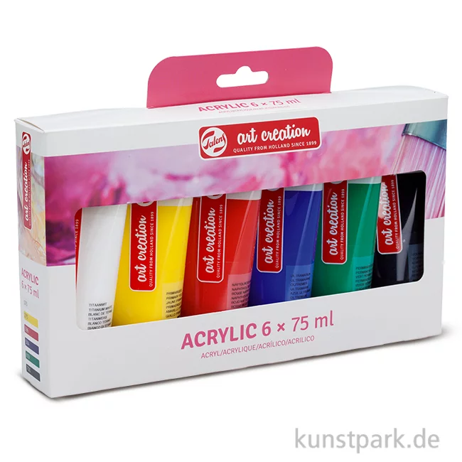 Artikelbild 1 des Artikels “Talens Art Creation Acrylfarben Set mit 6 Tuben 75 ml “