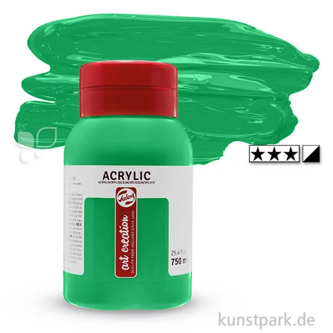 Artikelbild 1 des Artikels “Talens Art Creation Acrylfarben 750 ml Flasche | 618 Permanentgrün hell“