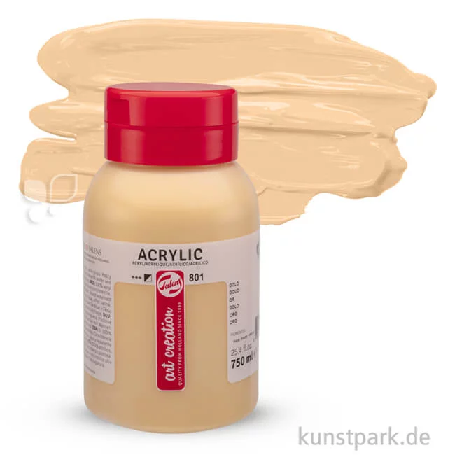 Artikelbild 1 des Artikels “Talens Art Creation Acrylfarben 750 ml Flasche | 801 Gold“