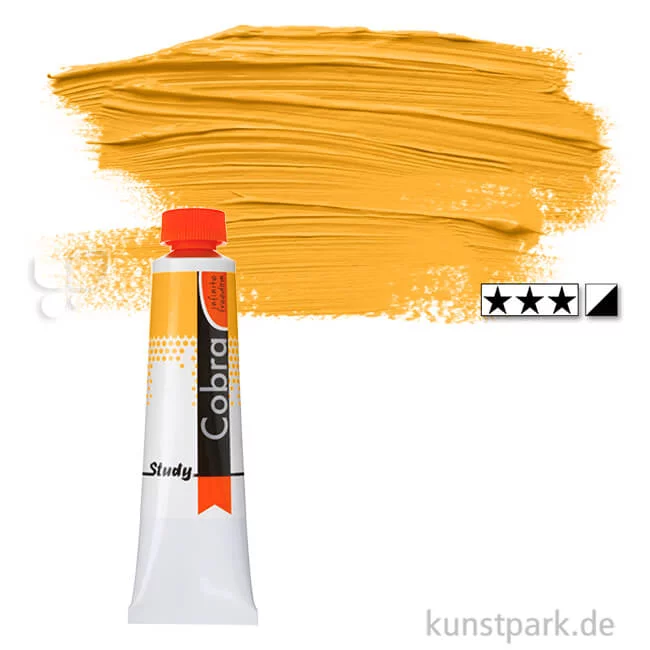 Artikelbild 1 des Artikels “Talens COBRA Study wasservermalbare Ölfarbe 40 ml | 285 Perm. Gelb dkl.“