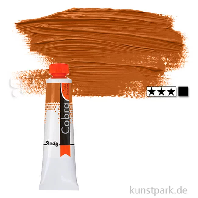 Artikelbild 1 des Artikels “Talens COBRA Study wasservermalbare Ölfarbe 40 ml | 339 Englischrot“