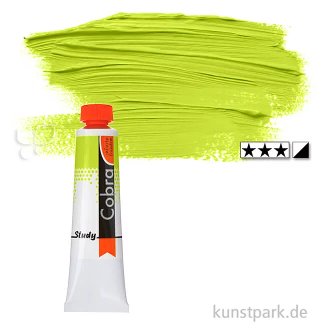 Artikelbild 1 des Artikels “Talens COBRA Study wasservermalbare Ölfarbe 40 ml | 617 Gelbgrün“