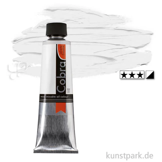 Artikelbild 1 des Artikels “Talens COBRA wassermischbare Ölfarben 150 ml | 104 Zinkweiss“