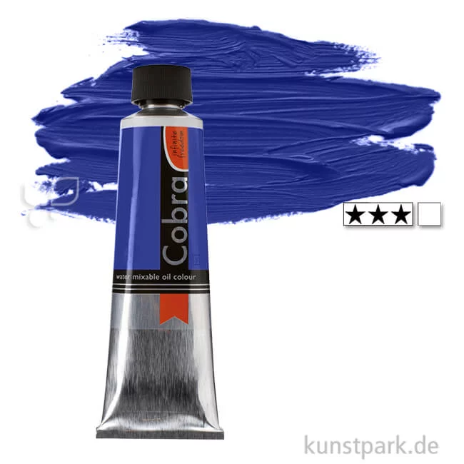 Artikelbild 1 des Artikels “Talens COBRA wassermischbare Ölfarben 150 ml | 504 Ultramarin“