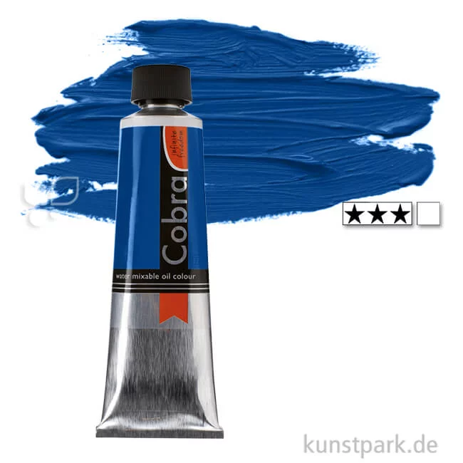 Artikelbild 1 des Artikels “Talens COBRA wassermischbare Ölfarben 150 ml | 570 Phthaloblau“