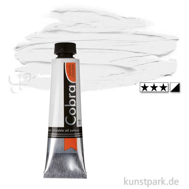 Artikelbild 1 des Artikels “Talens COBRA wassermischbare Ölfarben 40 ml | 104 Zinkweiss“