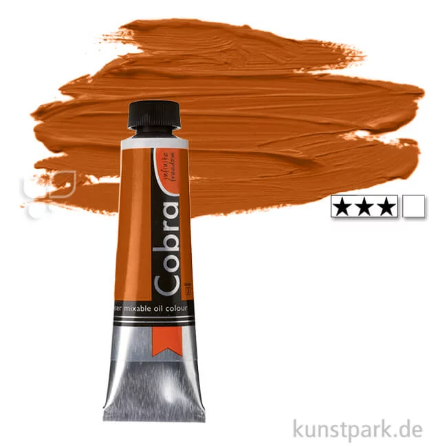 Artikelbild 1 des Artikels “Talens COBRA wassermischbare Ölfarben 40 ml | 378 Transparent Oxidrot“