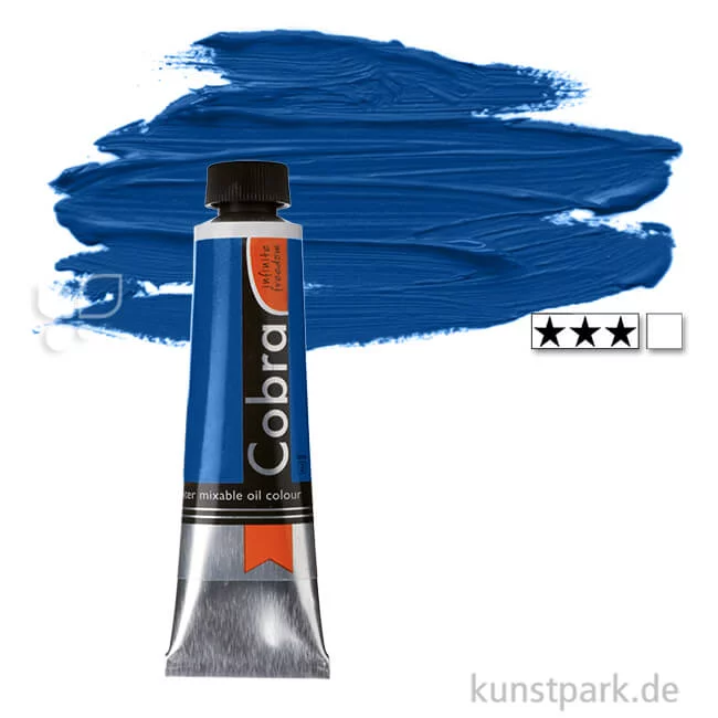 Artikelbild 1 des Artikels “Talens COBRA wassermischbare Ölfarben 40 ml | 570 Phthaloblau“