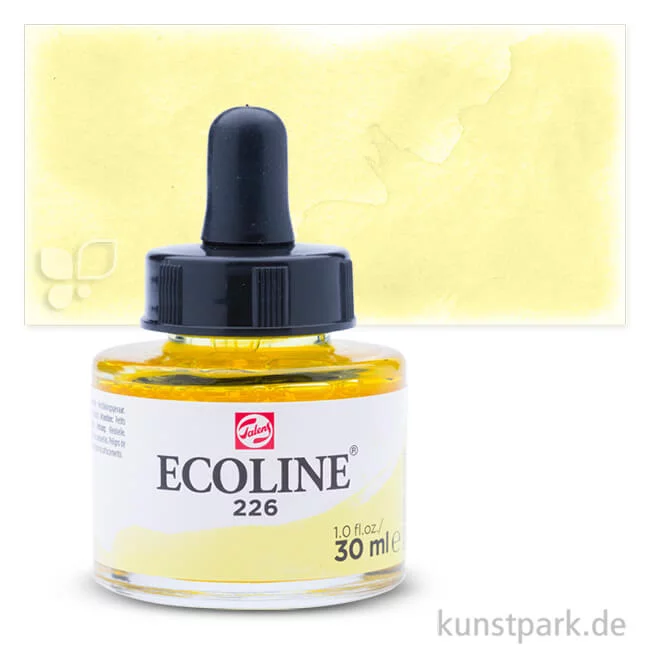 Artikelbild 1 des Artikels “Talens ECOLINE - Flüssige Wasserfarbe 30 ml | 226 Pastellgelb“