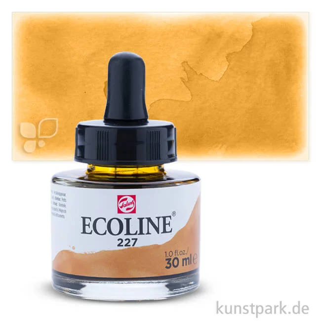 Artikelbild 1 des Artikels “Talens ECOLINE - Flüssige Wasserfarbe 30 ml | 227 Gelber Ocker“