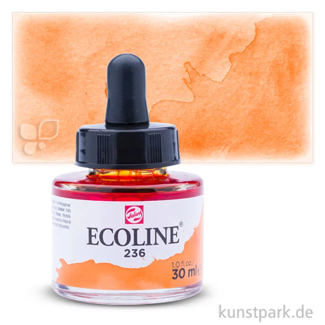 Artikelbild 1 des Artikels “Talens ECOLINE - Flüssige Wasserfarbe 30 ml | 236 Hellorange“