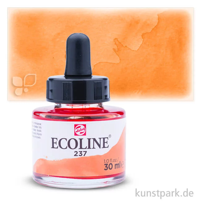 Artikelbild 1 des Artikels “Talens ECOLINE - Flüssige Wasserfarbe 30 ml | 237 Dunkelorange“