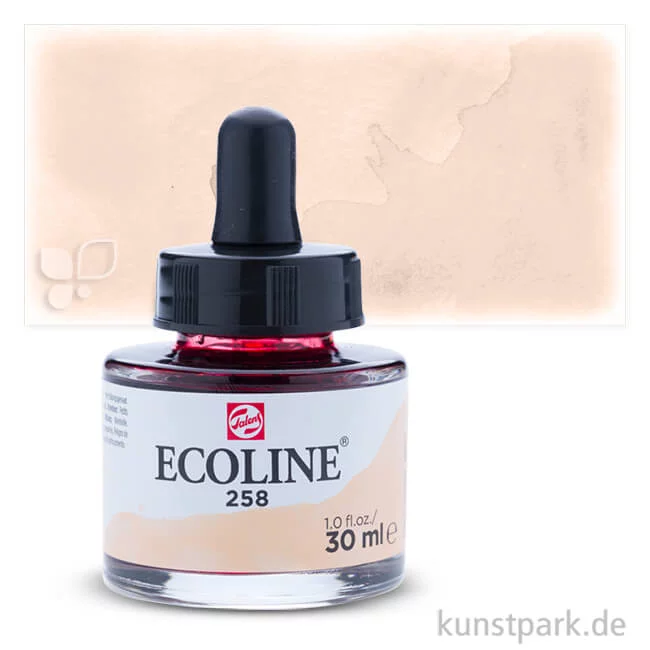 Artikelbild 1 des Artikels “Talens ECOLINE - Flüssige Wasserfarbe 30 ml | 258 Aprikose“