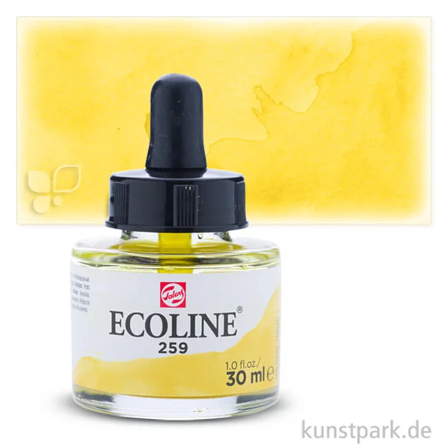 Artikelbild 1 des Artikels “Talens ECOLINE - Flüssige Wasserfarbe 30 ml | 259 Sandgelb“