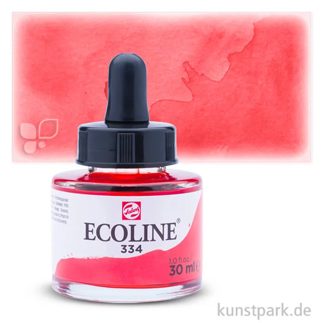 Artikelbild 1 des Artikels “Talens ECOLINE - Flüssige Wasserfarbe 30 ml | 334 Scharlach“